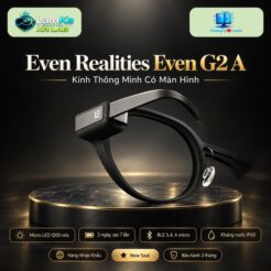 Kính thông minh Even Realities Even G2 A trên đế tròn với nền công nghệ