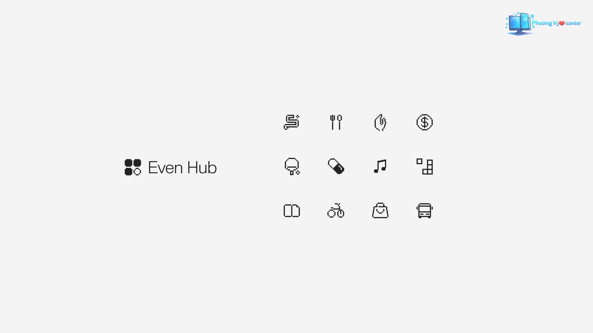 Even Realities Even G2 A minh họa tính năng nhắc lời thuyết trình