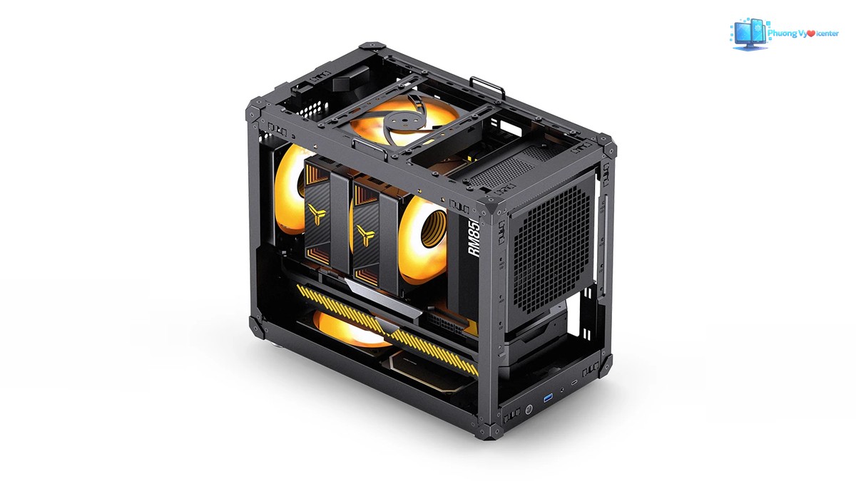 Jonsbo C6 Max bản đen trong ảnh minh họa sản phẩm