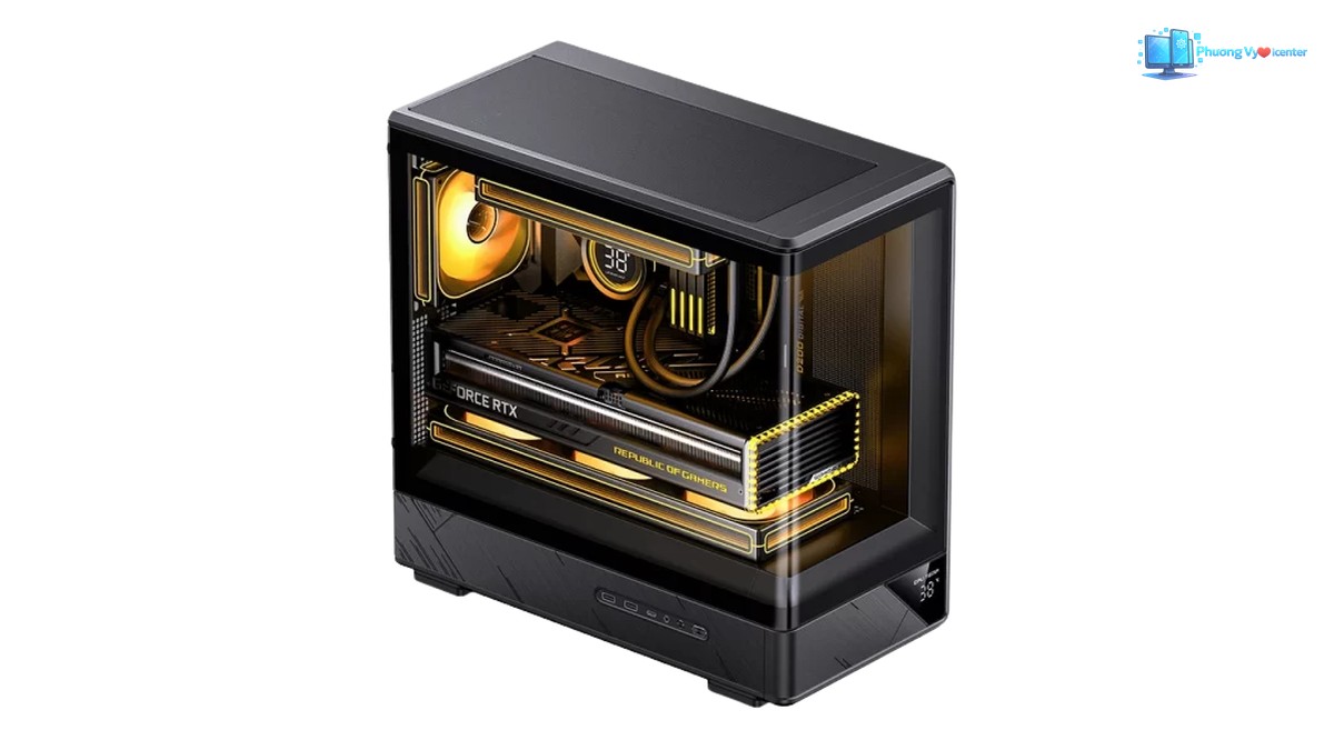 Vỏ máy tính Jonsbo D200 màu đen