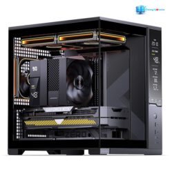 Vỏ case PC Jonsbo D34 Đen / Trắng – Màn hình nhiệt độ, hỗ trợ BTF – ảnh 2