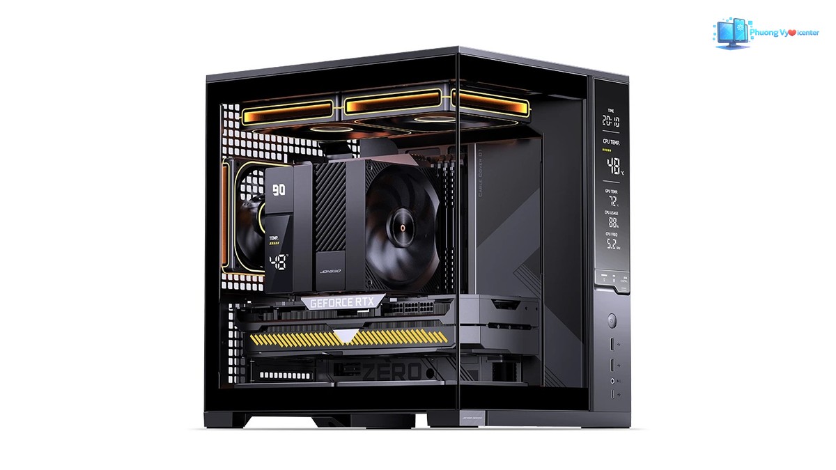 Vỏ case Jonsbo D34 màu đen