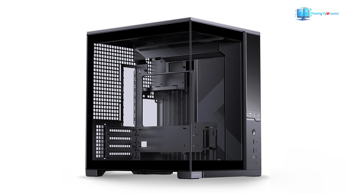 Mẫu vỏ case Jonsbo D34 màu đen
