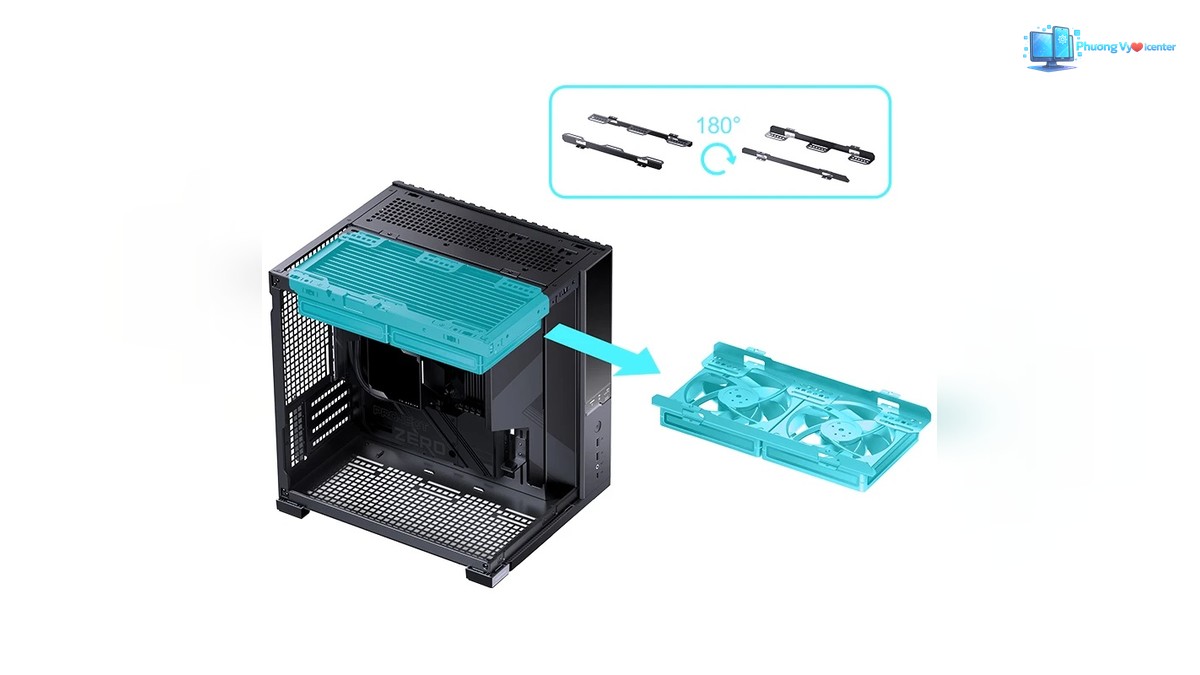 Vỏ case Jonsbo D34 bản đen