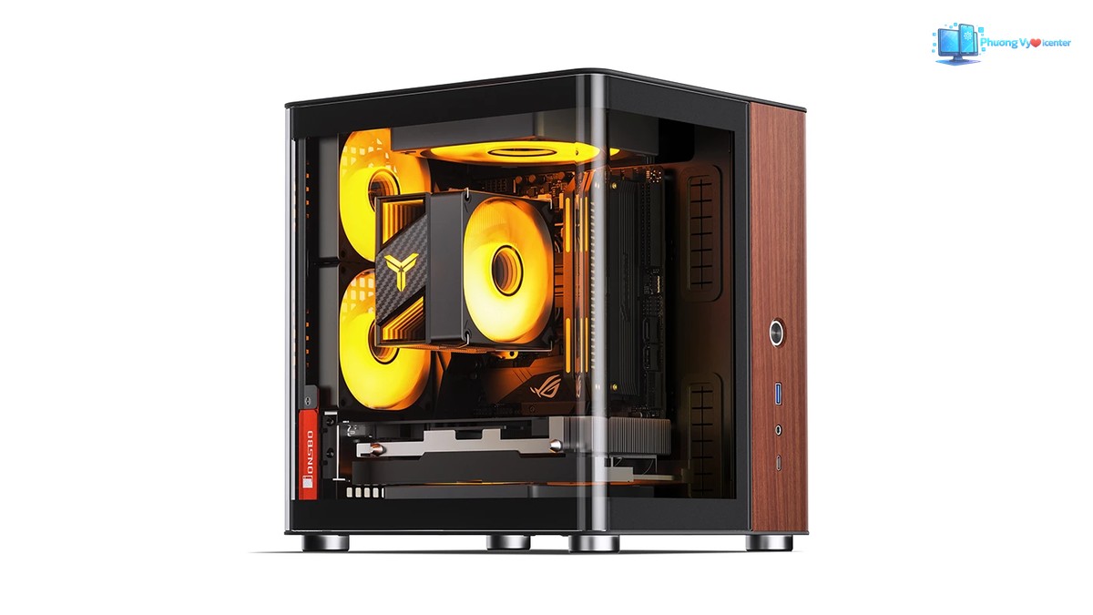 Vỏ case Jonsbo TK-0 phiên bản màu đen