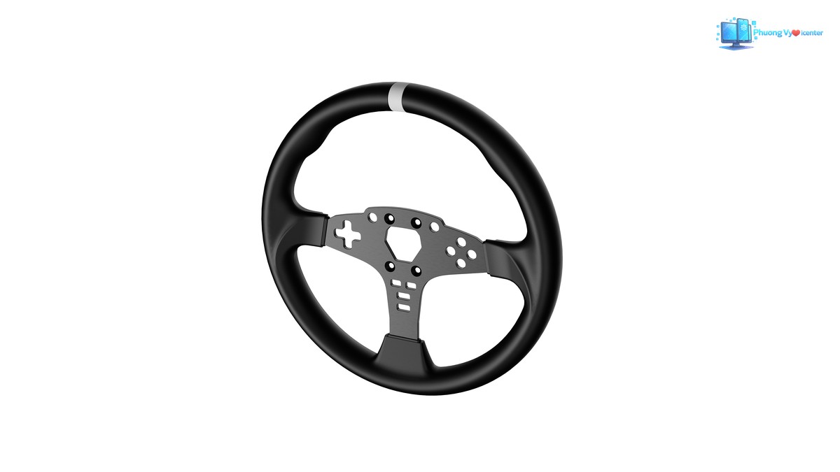 MOZA 12-inch Round Wheel Mod, vành nâng cấp cho vô lăng ESX