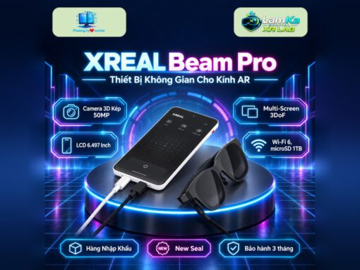 XREAL Beam Pro 128GB WiFi – Thiết Bị Cho Kính XR, Camera 3D 50MP Chính Hãng